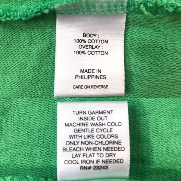 New York & Company Lime Green Eyelet Overlay Tank - Picture 7 of 8